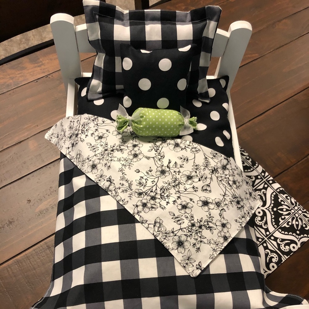 Bedding set for 18” dolls